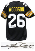 Rod Woodson Signed Black Custom Football Jersey - WOOJRY303 - Rod Woodson Signed Black Custom Football Jersey product image