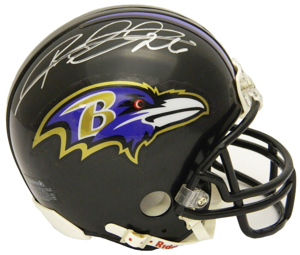 Rod Woodson Signed Baltimore Ravens Riddell Replica Mini Helmet - WOOMIN301 - Rod Woodson Signed Baltimore Ravens Riddell Replica Mini Helmet product image