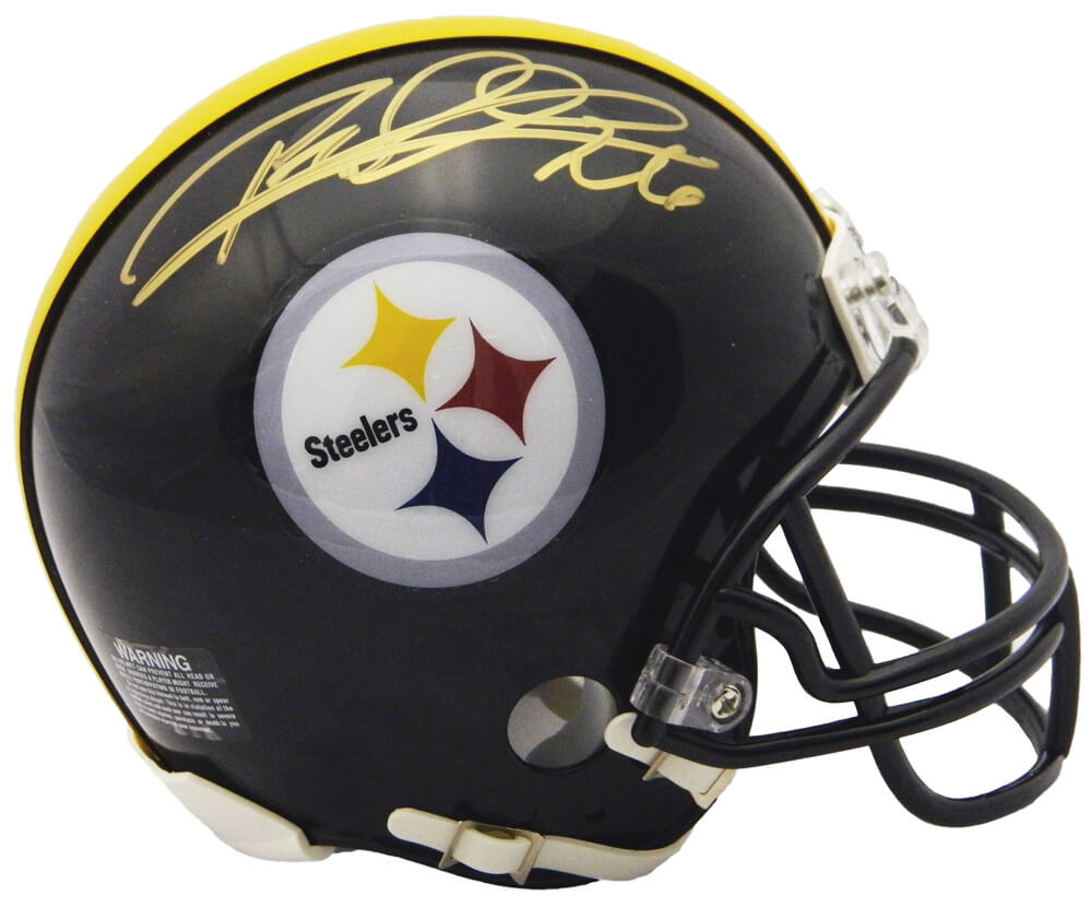 Rod Woodson Signed Pittsburgh Steelers Riddell Mini Helmet - WOOMIN302 - Rod Woodson Signed Pittsburgh Steelers Riddell Mini Helmet product image