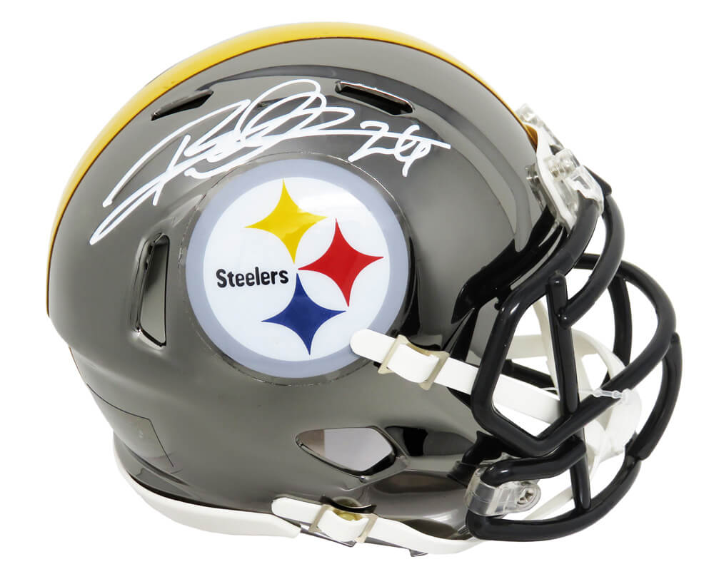 Rod Woodson Signed Pittsburgh Steelers Chrome Riddell Speed Mini Helmet - WOOMIN304 - Rod Woodson Signed Pittsburgh Steelers Chrome Riddell Speed Mini Helmet product image