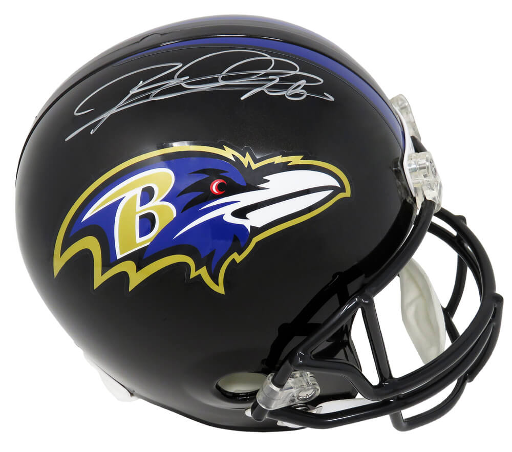 Rod Woodson Signed Baltimore Ravens Riddell Full-Size Replica Helmet - WOOREP303 - Rod Woodson Signed Baltimore Ravens Riddell Full-Size Replica Helmet product image