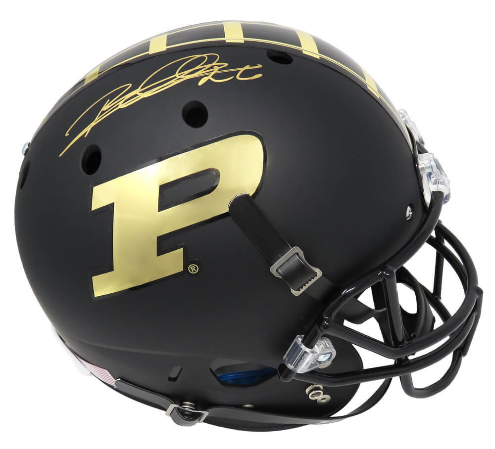 Rod Woodson Signed Purdue Boilermakers Black Riddell Full Size Replica Helmet - WOOREP304 - Rod Woodson Signed Purdue Boilermakers Black Riddell Full Size Replica Helmet product image