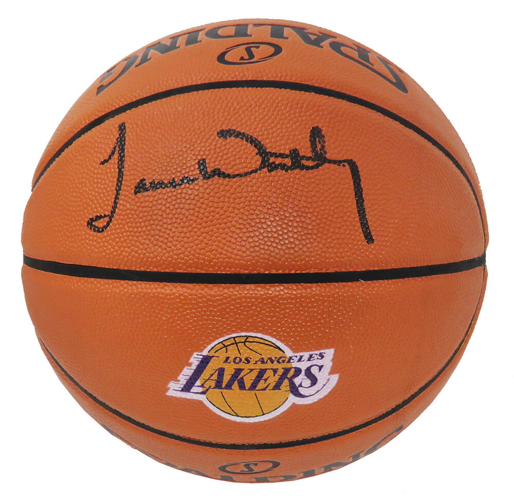 James Worthy Signed Spalding Los Angeles Lakers Logo Game Series Replica NBA Basketball - WORBSK202 - James Worthy Signed Spalding Los Angeles Lakers Logo Game Series Replica NBA Basketball product image
