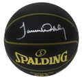 James Worthy Signed Spalding Elevation Black NBA Basketball - WORBSK203 - James Worthy Signed Spalding Elevation Black NBA Basketball product image