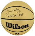 James Worthy Signed Wilson Gold NBA Basketball w/88 Finals MVP - WORBSK205 - James Worthy Signed Wilson Gold NBA Basketball w/88 Finals MVP product image