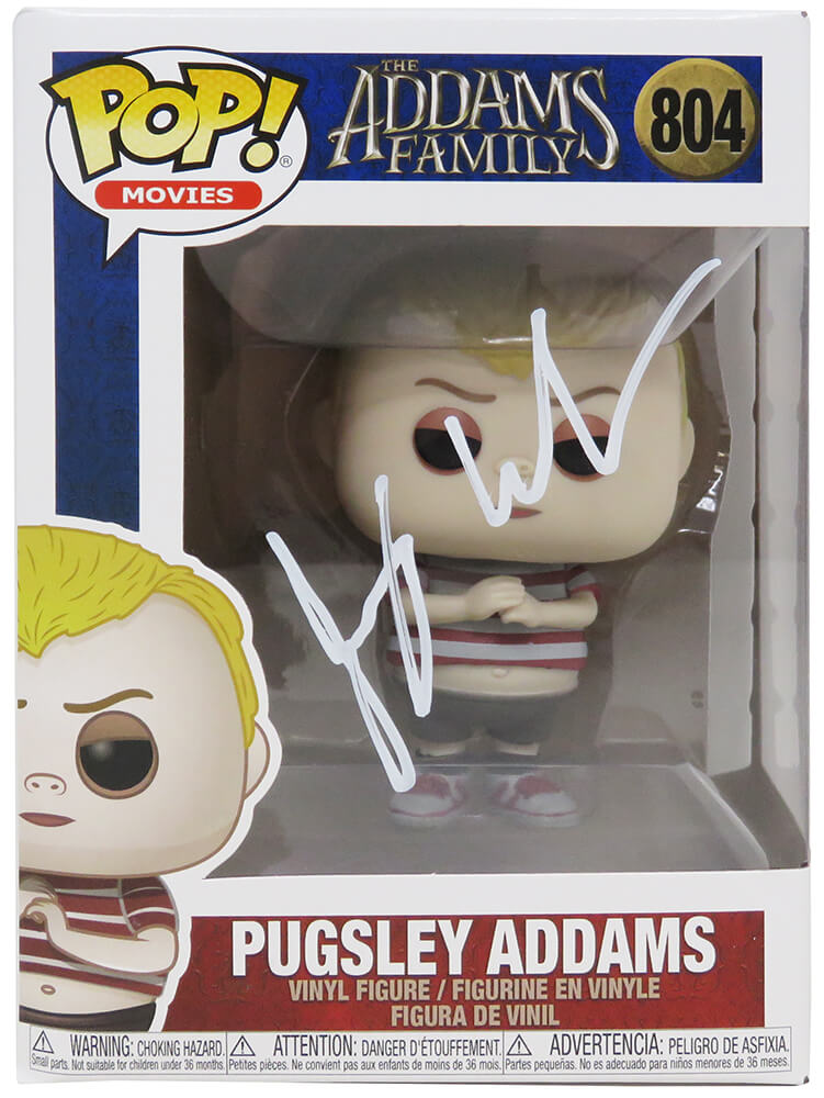 Jimmy Workman Signed The Addams Family Pugsley Addams Funko Pop Doll #804 - WORFUN500 - Jimmy Workman Signed The Addams Family Pugsley Addams Funko Pop Doll #804 product image