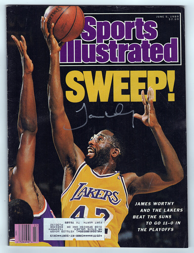 James Worthy Signed Sports Illustrated June 5, 1989 Original Magazine - WORMAG200 - James Worthy Signed Sports Illustrated June 5, 1989 Original Magazine product image
