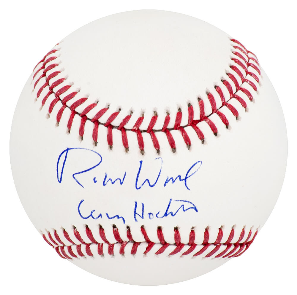 Robert Wuhl Signed Rawlings Official MLB Baseball w/Larry Hockett - WUHBSB500 - Robert Wuhl Signed Rawlings Official MLB Baseball w/Larry Hockett product image