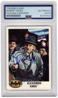 Robert Wuhl Signed 1989 Topps Batman Alexander Knox Trading Card #7 - (PSA Encapsulated) - WUHCAR504 - Robert Wuhl Signed 1989 Topps Batman Alexander Knox Trading Card #7 - (PSA Encapsulated) product image