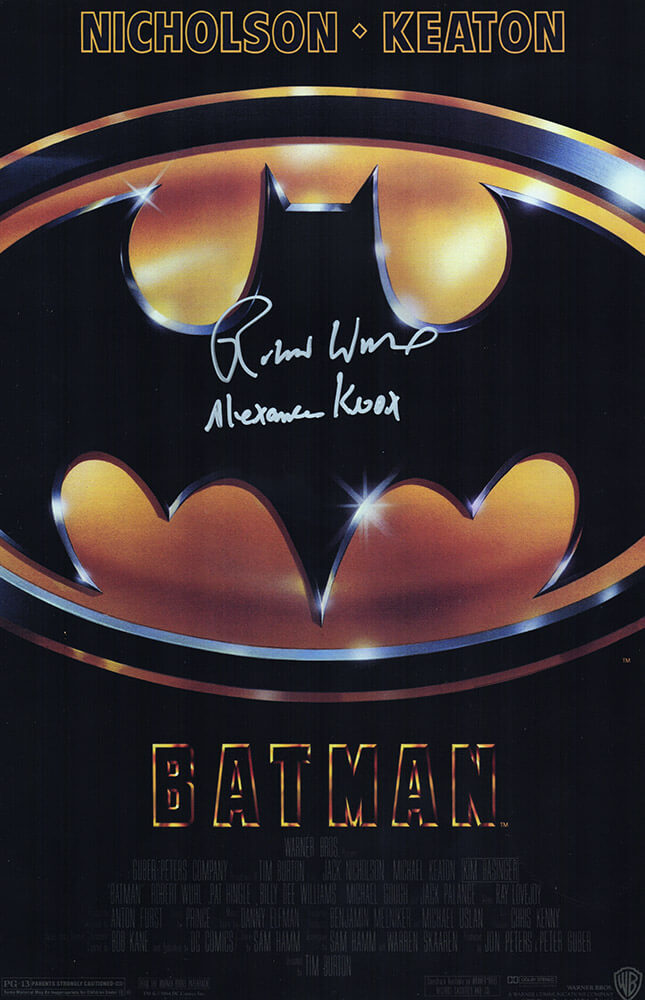 Robert Wuhl Signed Batman 11x17 Movie Poster w/Alexander Knox - WUHPST500 - Robert Wuhl Signed Batman 11x17 Movie Poster w/Alexander Knox product image
