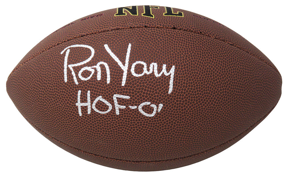 Ron Yary Signed Wilson Super Grip Full Size NFL Football w/HOF'01 - YARFTB301 - Ron Yary Signed Wilson Super Grip Full Size NFL Football w/HOF'01 product image
