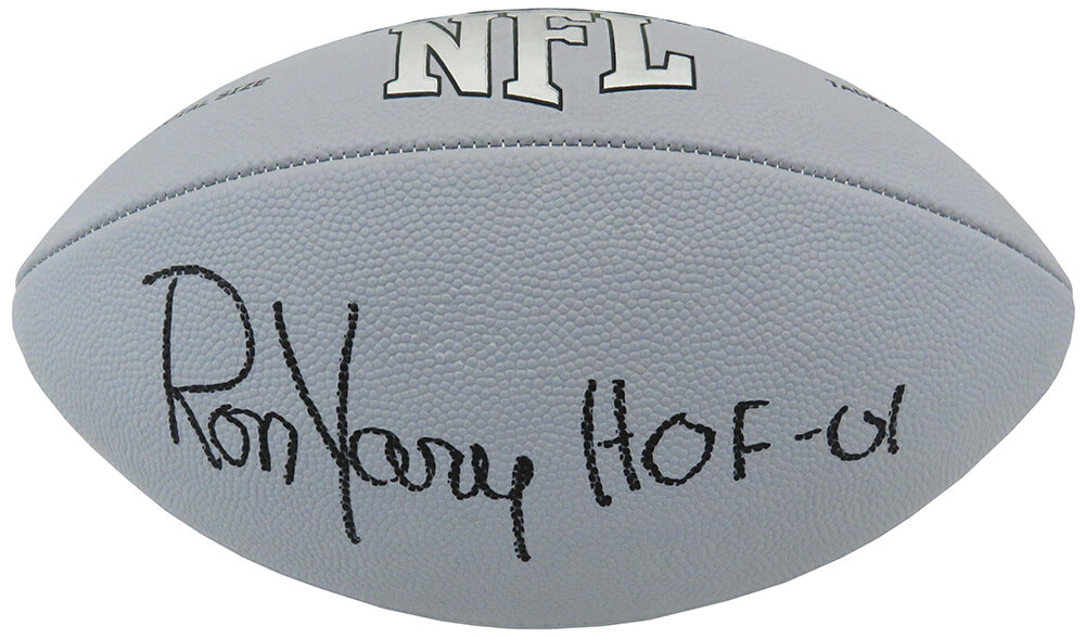 Ron Yary Signed Wilson MVP Silver Full Size Football w/HOF'01 - YARFTB303 - Ron Yary Signed Wilson MVP Silver Full Size Football w/HOF'01 product image