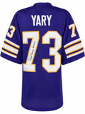 Ron Yary Signed Purple Custom Football Jersey w/HOF'01 - YARJRY304 - Ron Yary Signed Purple Custom Football Jersey w/HOF'01 product image