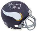 Ron Yary Signed Minnesota Vikings Throwback Riddell Mini Helmet w/HOF'01 - YARMIN300 - Ron Yary Signed Minnesota Vikings Throwback Riddell Mini Helmet w/HOF'01 product image