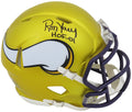 Ron Yary Signed Minnesota Vikings FLASH Riddell Speed Mini Helmet w/HOF'01 - YARMIN303 - Ron Yary Signed Minnesota Vikings FLASH Riddell Speed Mini Helmet w/HOF'01 product image