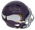 Ron Yary Signed Minnesota Vikings Throwback Riddell Full Size Speed Replica Helmet w/HOF'01 - YARREP300 - Ron Yary Signed Minnesota Vikings Throwback Riddell Full Size Speed Replica Helmet w/HOF'01 product image