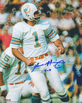Garo Yepremian Signed Miami Dolphins White Jersey 8x10 Photo w/17-0 - YEP08P303 - Garo Yepremian Signed Miami Dolphins White Jersey 8x10 Photo w/17-0 product image