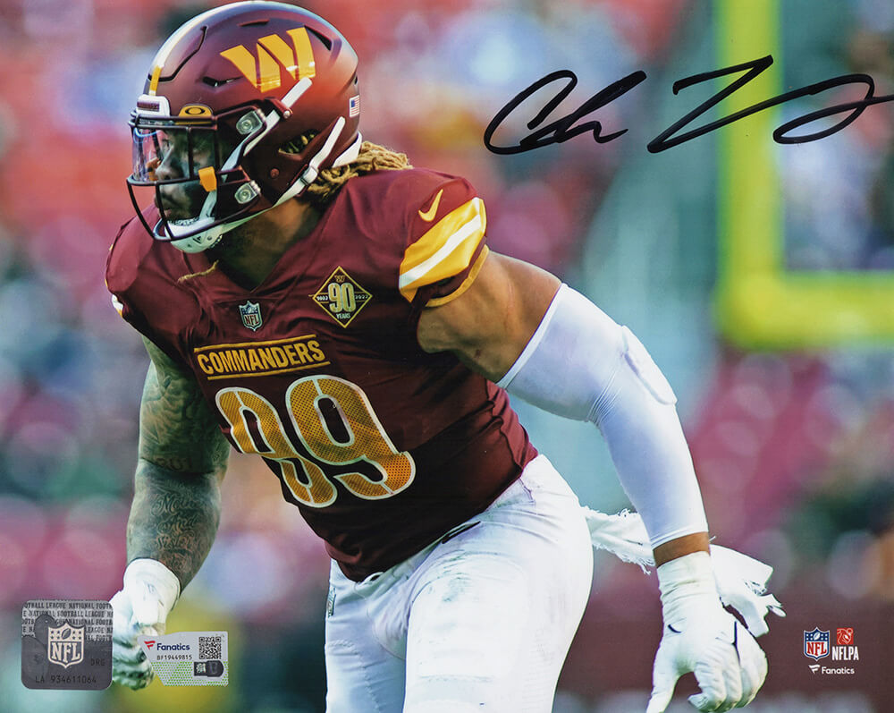 Chase Young Signed Washington Commanders Pass Rush Action 8x10 Photo - (Fanatics) - YOU08P310 - Chase Young Signed Washington Commanders Pass Rush Action 8x10 Photo - (Fanatics) product image