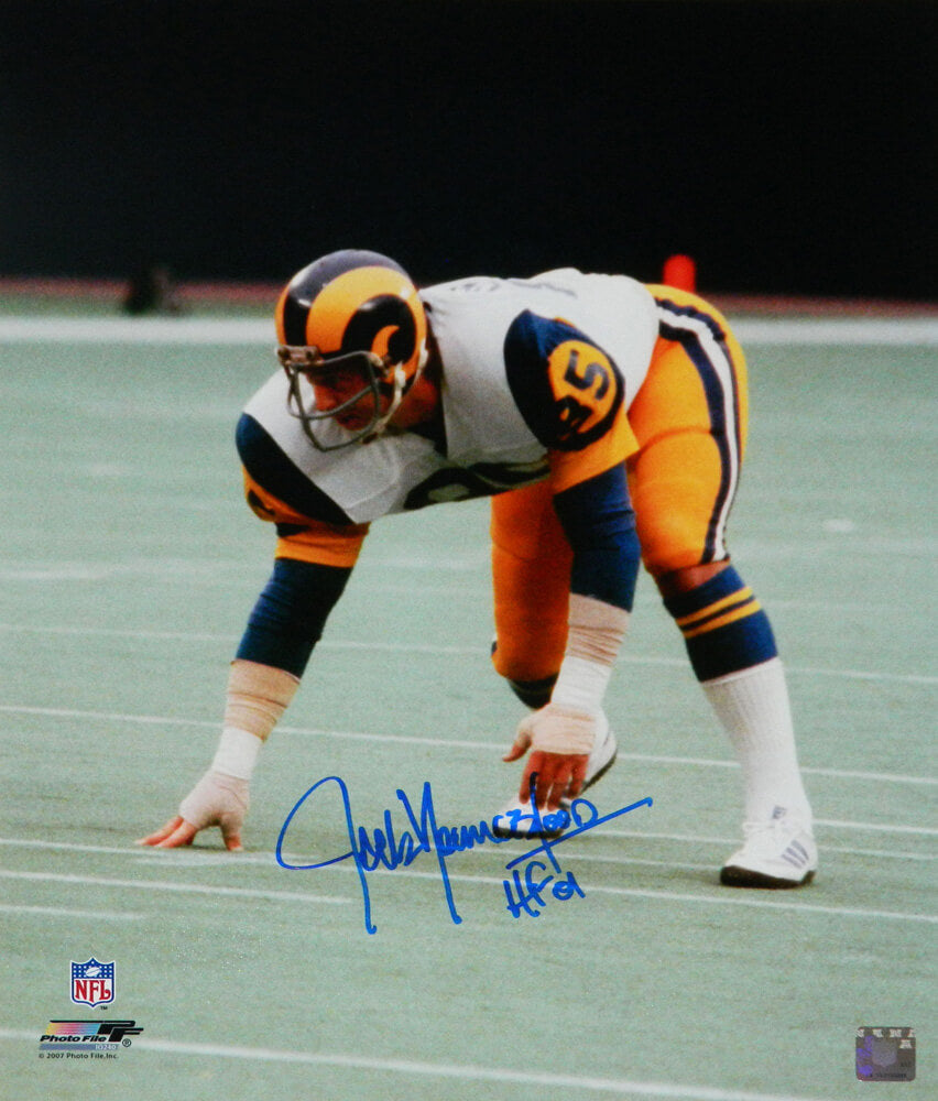 Jack Youngblood Signed Los Angeles Rams Action 16x20 Photo w/HF'01 - YOU16P301 - Jack Youngblood Signed Los Angeles Rams Action 16x20 Photo w/HF'01 product image