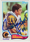 Jack Youngblood Signed Rams 1982 Topps Football Card #388 w/HF'01 - YOUCAR306 - Jack Youngblood Signed Rams 1982 Topps Football Card #388 w/HF'01 product image