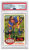 Jack Youngblood Signed Los Angeles Rams 1976 Topps Football Trading Card #310 - (PSA Encapsulated) - YOUCAR320 - Jack Youngblood Signed Los Angeles Rams 1976 Topps Football Trading Card #310 - (PSA Encapsulated) product image