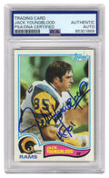 Jack Youngblood Signed Rams 1982 Topps Football Card #388 w/HF'01 - (PSA Encapsulated) - YOUCAR321 - Jack Youngblood Signed Rams 1982 Topps Football Card #388 w/HF'01 - (PSA Encapsulated) product image