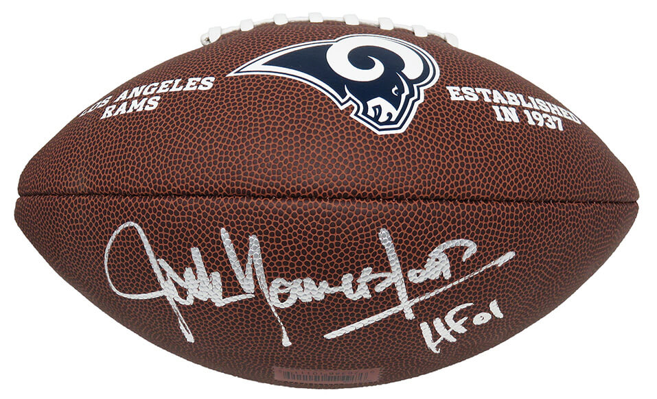 Jack Youngblood Signed Los Angeles Rams Logo Wilson Football w/HF'01 - YOUFTB309 - Jack Youngblood Signed Los Angeles Rams Logo Wilson Football w/HF'01 product image