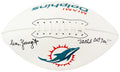 Sean Young Signed Miami Dolphins Franklin White Logo Football w/Laces Out, Dan - YOUFTB500 - Sean Young Signed Miami Dolphins Franklin White Logo Football w/Laces Out, Dan product image
