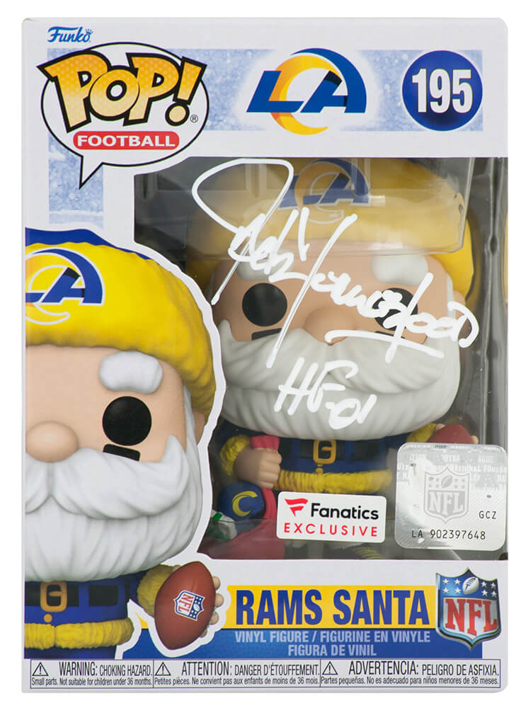 Jack Youngblood Signed Los Angeles Rams 'SANTA' Funko Pop Doll #195 w/HF'01 - YOUFUN310 - Jack Youngblood Signed Los Angeles Rams 'SANTA' Funko Pop Doll #195 w/HF'01 product image