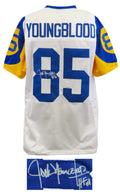 Jack Youngblood Signed White Throwback Custom Football Jersey w/HF'01 - YOUJRY309 - Jack Youngblood Signed White Throwback Custom Football Jersey w/HF'01 product image