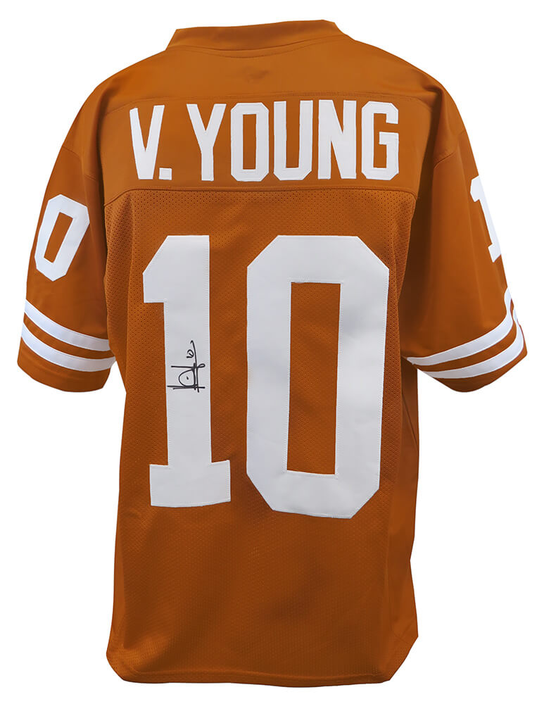Vince Young Signed Brown Custom Jersey - YOUJRY310 - Vince Young Signed Brown Custom Jersey product image