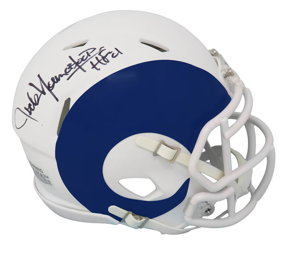 Jack Youngblood Signed Los Angeles Rams AMP Alternate Series Riddell Speed Mini Helmet w/HF'01 - YOUMIN317 - Jack Youngblood Signed Los Angeles Rams AMP Alternate Series Riddell Speed Mini Helmet w/HF'01 product image