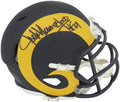 Jack Youngblood Signed Los Angeles Rams Throwback Riddell Speed Mini Helmet w/HF'01 - YOUMIN323 - Jack Youngblood Signed Los Angeles Rams Throwback Riddell Speed Mini Helmet w/HF'01 product image