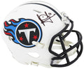 Vince Young Signed Tennessee Titans Throwback White Riddell Speed Mini Helmet - YOUMIN340 - Vince Young Signed Tennessee Titans Throwback White Riddell Speed Mini Helmet product image