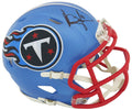 Vince Young Signed Tennessee Titans FLASH Riddell Speed Mini Helmet - YOUMIN341 - Vince Young Signed Tennessee Titans FLASH Riddell Speed Mini Helmet product image
