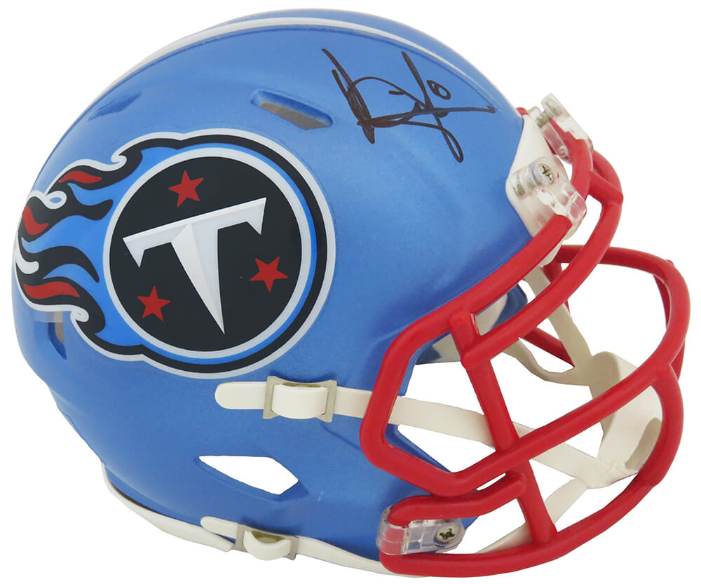Vince Young Signed Tennessee Titans FLASH Riddell Speed Mini Helmet - YOUMIN341 - Vince Young Signed Tennessee Titans FLASH Riddell Speed Mini Helmet product image
