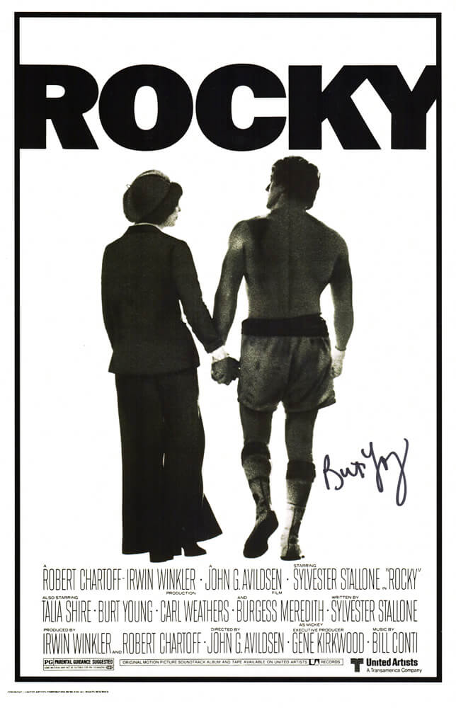 Burt Young Signed Rocky 11x17 Movie Poster - YOUPST500 - Burt Young Signed Rocky 11x17 Movie Poster product image