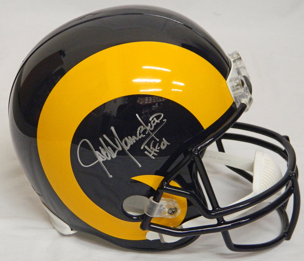 Jack Youngblood Signed Los Angeles Rams Throwback Riddell Full-Size Replica Helmet w/HOF'01 - YOUREP304 - Jack Youngblood Signed Los Angeles Rams Throwback Riddell Full-Size Replica Helmet w/HOF'01 product image