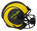 Jack Youngblood Signed Los Angeles Rams Eclipse Black Matte Riddell Full Size Speed Replica Helmet w/HF'01 - YOUREP315 - Jack Youngblood Signed Los Angeles Rams Eclipse Black Matte Riddell Full Size Speed Replica Helmet w/HF'01 product image
