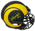 Jack Youngblood Signed Los Angeles Rams Eclipse Black Riddell Full Size Speed Replica Helmet w/HF'01 - YOUREP318 - Jack Youngblood Signed Los Angeles Rams Eclipse Black Riddell Full Size Speed Replica Helmet w/HF'01 product image