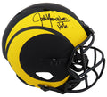 Jack Youngblood Signed LA Rams Eclipse Black Riddell Full Size Speed Replica Helmet w/HF'01 (On Horn) - YOUREP320 - Jack Youngblood Signed LA Rams Eclipse Black Riddell Full Size Speed Replica Helmet w/HF'01 (On Horn) product image