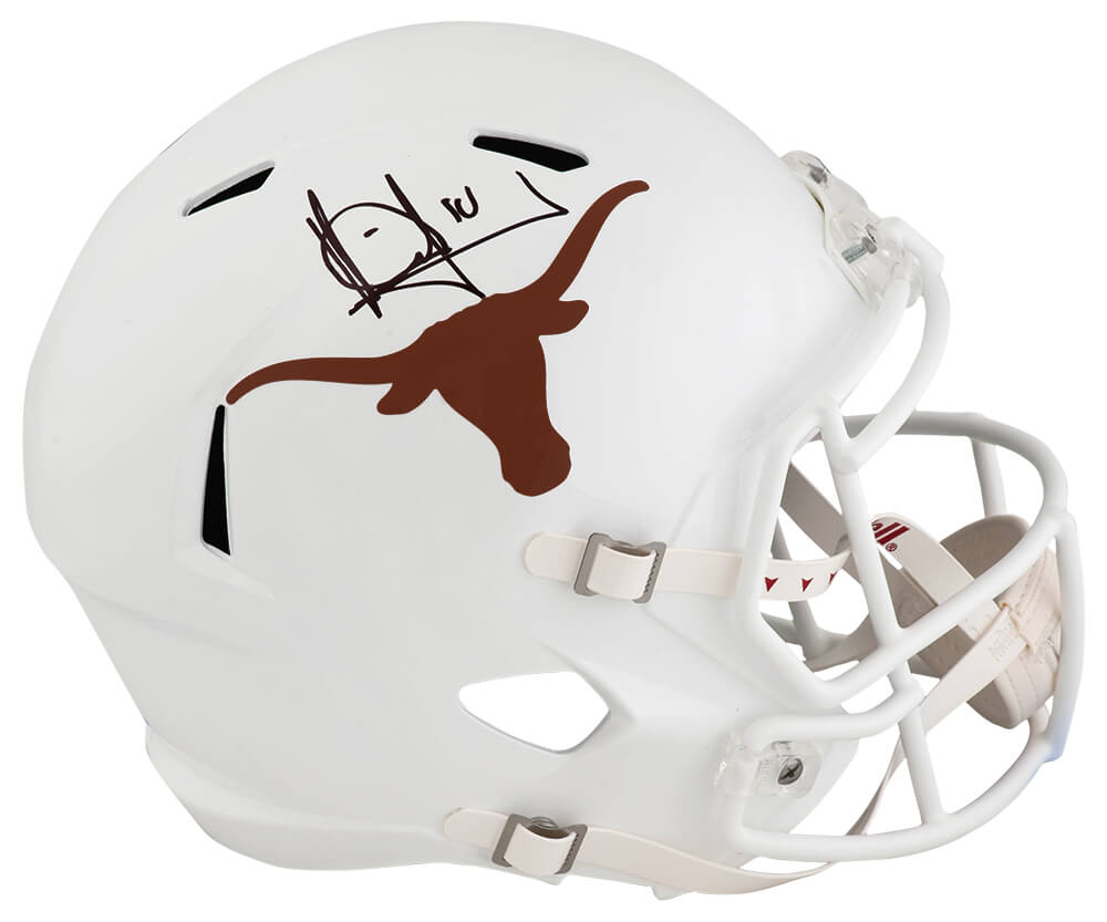 Vince Young Signed Texas Longhorns Riddell Full Size Speed Replica Helmet - YOUREP364 - Vince Young Signed Texas Longhorns Riddell Full Size Speed Replica Helmet product image