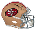 Steve Young Signed San Francisco 49ers Throwback Riddell Full Size Speed Replica Helmet - YOUREP371 - Steve Young Signed San Francisco 49ers Throwback Riddell Full Size Speed Replica Helmet product image