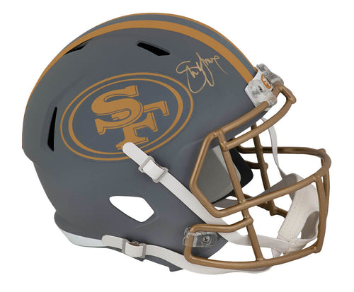 Steve Young Signed San Francisco 49ers SLATE Riddell Full Size Speed Replica Helmet - YOUREP372 - Steve Young Signed San Francisco 49ers SLATE Riddell Full Size Speed Replica Helmet product image