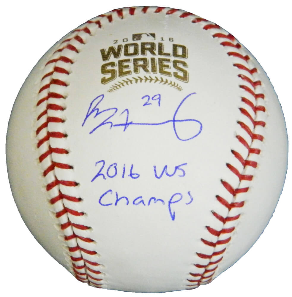 Rob Zastryzny Signed Rawlings Official 2016 World Series Baseball w/2016 WS Champs - ZASBSB101 - Rob Zastryzny Signed Rawlings Official 2016 World Series Baseball w/2016 WS Champs product image