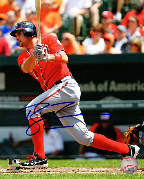 Ryan Zimmerman Signed Washington Nationals Swinging  Action 8x10 Photo - ZIM08P101 - Ryan Zimmerman Signed Washington Nationals Swinging Action 8x10 Photo product image