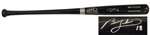 Ben Zobrist Signed Rawlings Black Big Stick Baseball Bat - ZOBBAT100 - Ben Zobrist Signed Rawlings Black Big Stick Baseball Bat product image