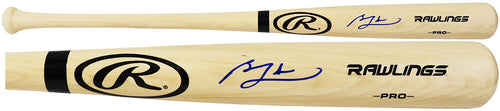 Ben Zobrist Signed Rawlings Pro Blonde Baseball Bat - ZOBBAT103 - Ben Zobrist Signed Rawlings Pro Blonde Baseball Bat product image