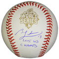 Ben Zobrist Signed Rawlings 2015 World Series Logo Baseball w/2015 WS Champs - ZOBBSB102 - Ben Zobrist Signed Rawlings 2015 World Series Logo Baseball w/2015 WS Champs product image