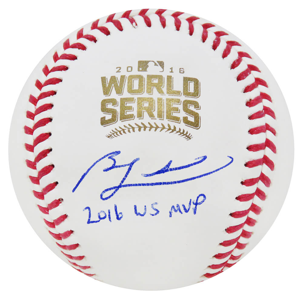 Ben Zobrist Signed Rawlings Official 2016 World Series MLB Baseball w/16 WS MVP - ZOBBSB104 - Ben Zobrist Signed Rawlings Official 2016 World Series MLB Baseball w/16 WS MVP product image